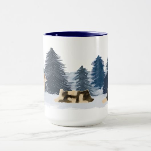 Mug d'aquarelle finlandaise (Centre)