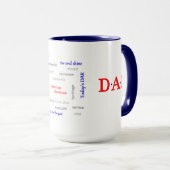 Mug DAR patriotique (Devant droit)
