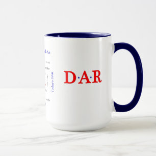Mug DAR patriotique