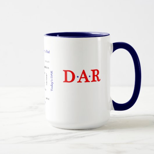 Mug DAR patriotique (Droite)