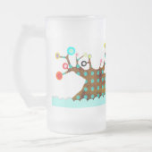 Mug d'arbre coloré blanc (Gauche)