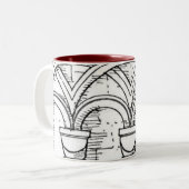 Mug d'architecture médiévale (Devant gauche)