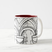 Mug d'architecture médiévale (Devant droit)