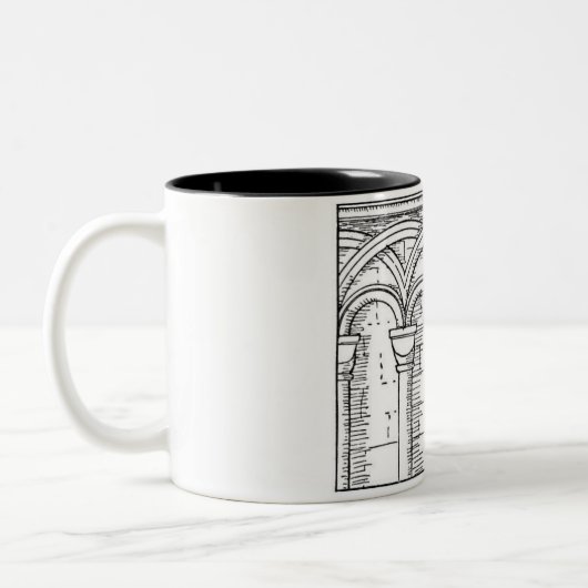 Mug d'architecture médiévale (Gauche)