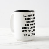 Mug d'argile, d'argile et de gaufre (Devant gauche)