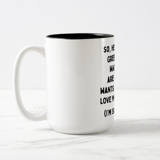 Mug d'argile, d'argile et de gaufre (Gauche)