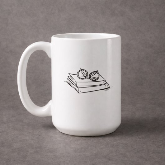 Mug Dark Academia – Vintage Book Art | Introvert Gift