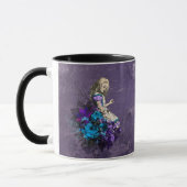 Mug Dark Alice Rustique Violet Foncé (Gauche)