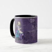 Mug Dark Alice Rustique Violet Foncé (Devant gauche)