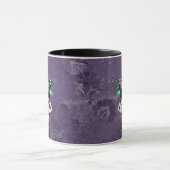 Mug Dark Alice Rustique Violet Foncé (Centre)