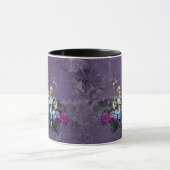 Mug Dark Alice Rustique Violet Foncé (Centre)