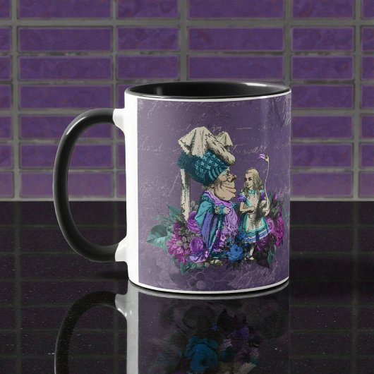 Mug Dark Alice Rustique Violet Foncé