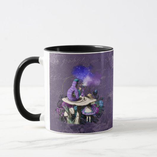 Mug Dark Alice Rustique Violet Foncé (Gauche)