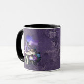 Mug Dark Alice Rustique Violet Foncé (Devant gauche)