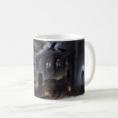 Mug Dark Gothic Raven 'Que Ton Nom Soit Sanctifié' (Devant droit)