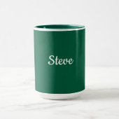 Mug Dark Green Template, white text, (Centre)