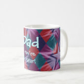 Mug Dark Jester 'Papa, tu es une étoile' (Devant droit)