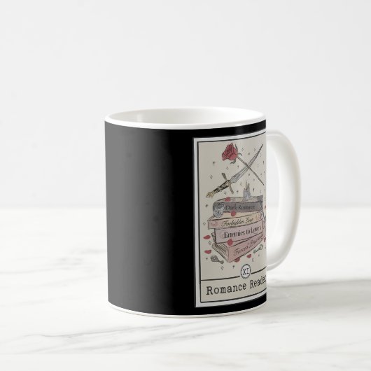 Mug Dark Romance Reader Carte Tarot Lecteur Smut Booki (Devant droit)