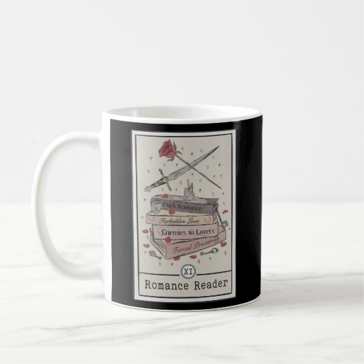 Mug Dark Romance Reader Carte Tarot Lecteur Smut Booki (Gauche)