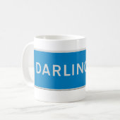 Mug Darlington Road sign (Devant gauche)