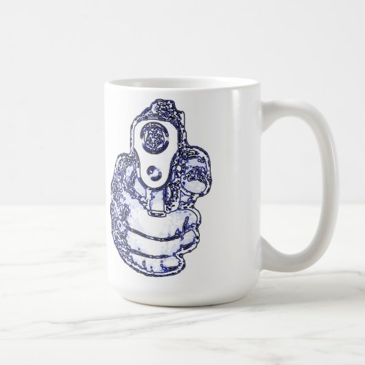 Mug d'armes à feu pointé (Droite)