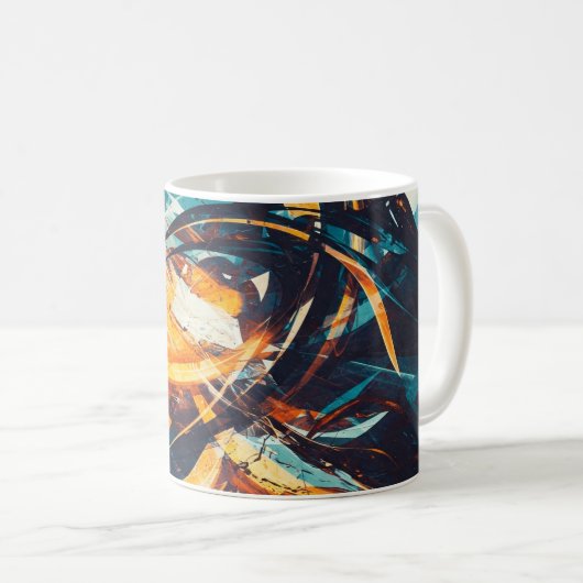Mug d'art Abstrait (Devant droit)
