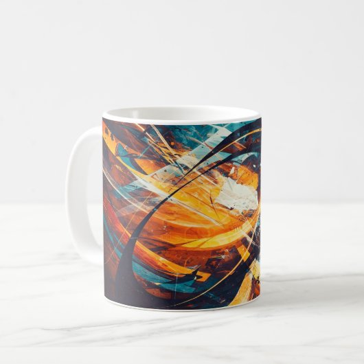 Mug d'art Abstrait (Devant gauche)