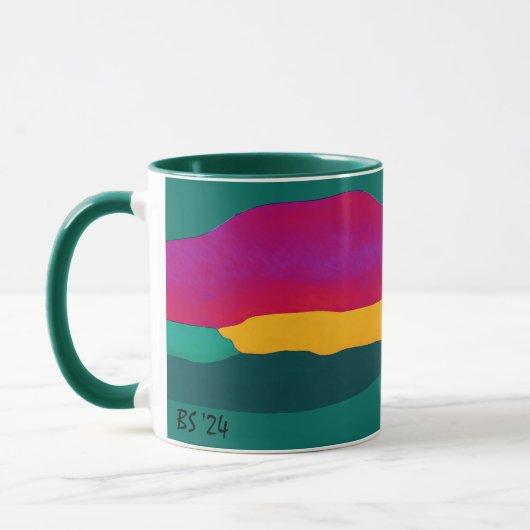 Mug d'art Abstrait coloré par Beth Stafford (Gauche)