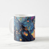 Mug d'art Abstrait d'Iridescente (Devant gauche)