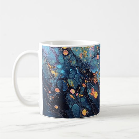 Mug d'art Abstrait d'Iridescente (Gauche)
