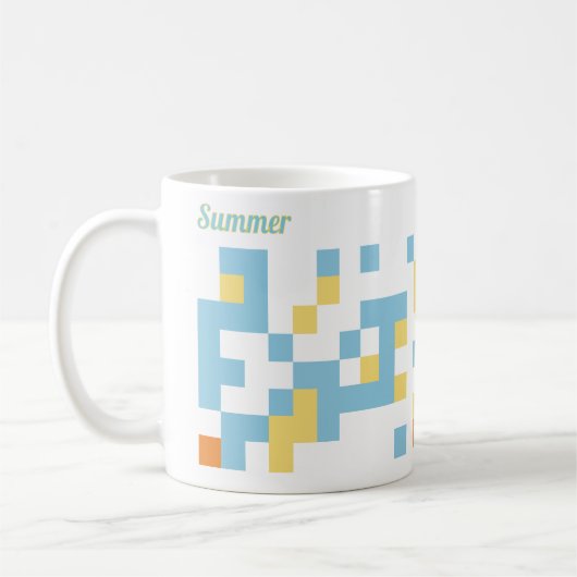 Mug d'art Abstrait - Été (Gauche)
