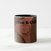 mug d'art abstrait moderne pour café  (Centre)