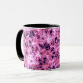 Mug d'art Abstrait rose (Devant gauche)