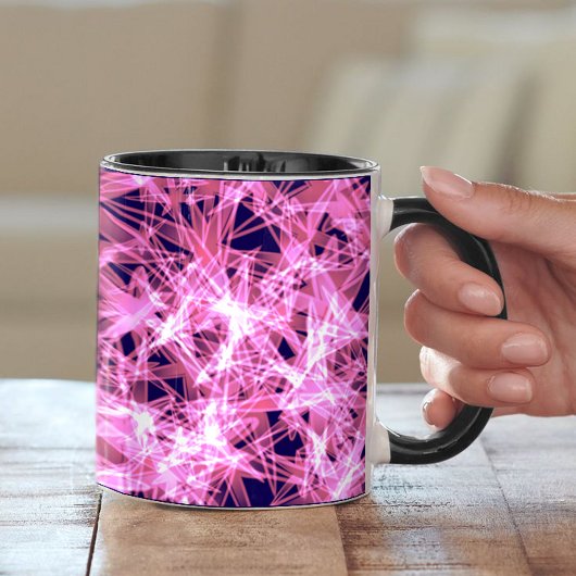 Mug d'art Abstrait rose