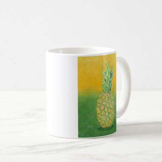Mug d'art ananas (Devant droit)