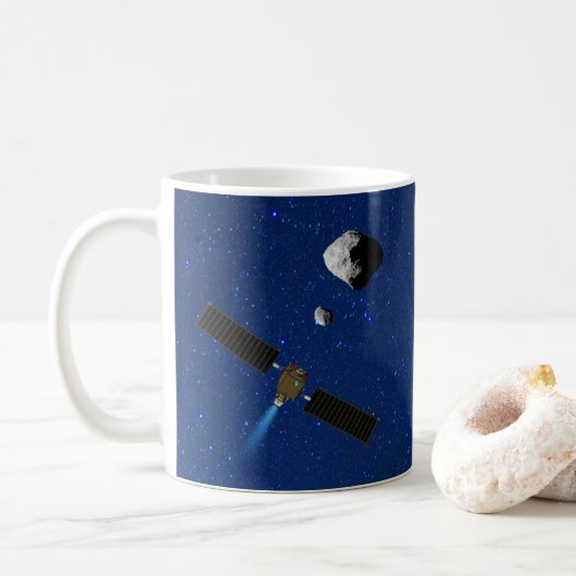Mug DART Astéroïde Déflecteur Spacecraft (Avec donut)
