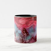 Mug d'art avec peinture du monde rouge (Centre)