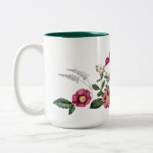 Mug d'art botanique Rose de Bourgogne (Gauche)