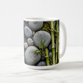 Mug d'art botanique vert (Devant droit)