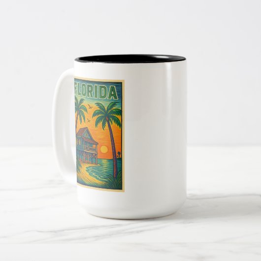 Mug d'art de Floride (Devant gauche)