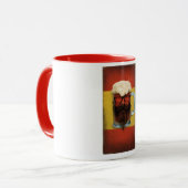 Mug d'art de la bière à Hipster (Devant gauche)