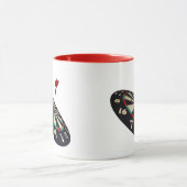 Mug Dart En Vol Vers Bullseye, (Centre)