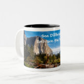 Mug d'art fin — Yosemite - Voir différemment (Devant gauche)