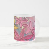 Mug d'art floral à texture 3D (Devant droit)