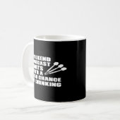 Mug Dart Funny Joueur de fléchettes Boire Week-end (Devant gauche)
