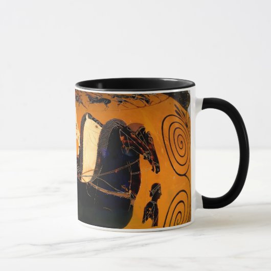 Mug d'art historique grec antique (Droite)