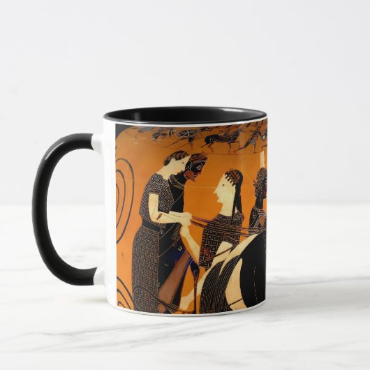Mug d'art historique grec antique (Gauche)