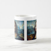 Mug d'art IA de la Joconde futuriste (Centre)