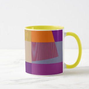 Mug d'art pop coloré rétro