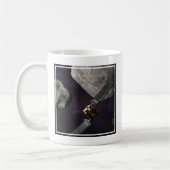 Mug Dart Spacecraft Et Le Liciacube Avant Impact (Gauche)